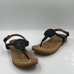 UGG Women's Ayden II Sandals Black sz 8.5